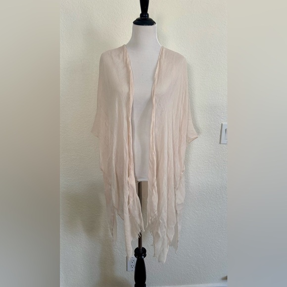 Sonoma Blush Open-Front Blouse Cardigan - Picture 1 of 10